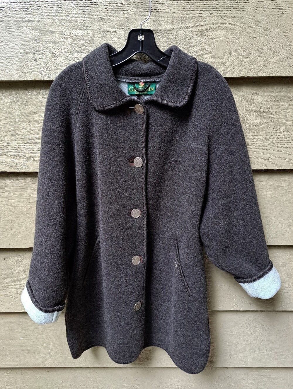 GIESSWEIN Classic Boiled Wool Jacket Coat - EU 36 / US 8 - AUSTRIA